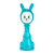 Интерактивная игрушка Зайчик 10 режимов работы Няня BertToys FD125 голубой